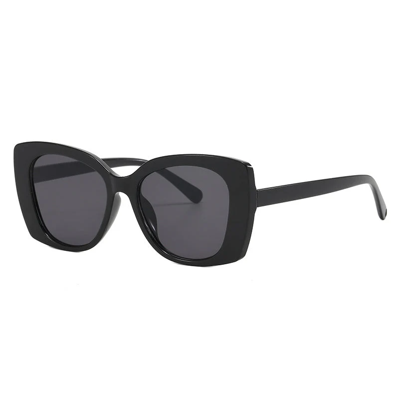 Dame Oversized-solbriller med elegant design Luvikno