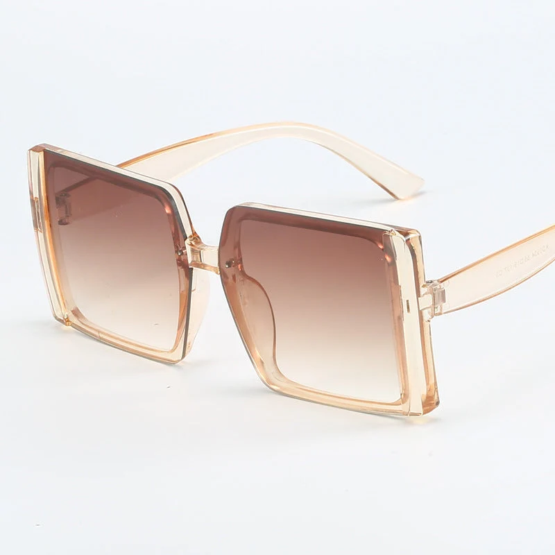 Dame Oversized-solbriller med gradient Luvikno