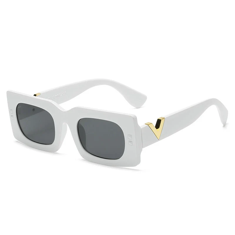 Dame oversized solbrille med dyremønster Luvikno