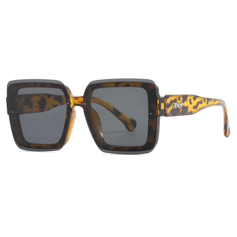 Dame oversized solbriller i urbant design Luvikno