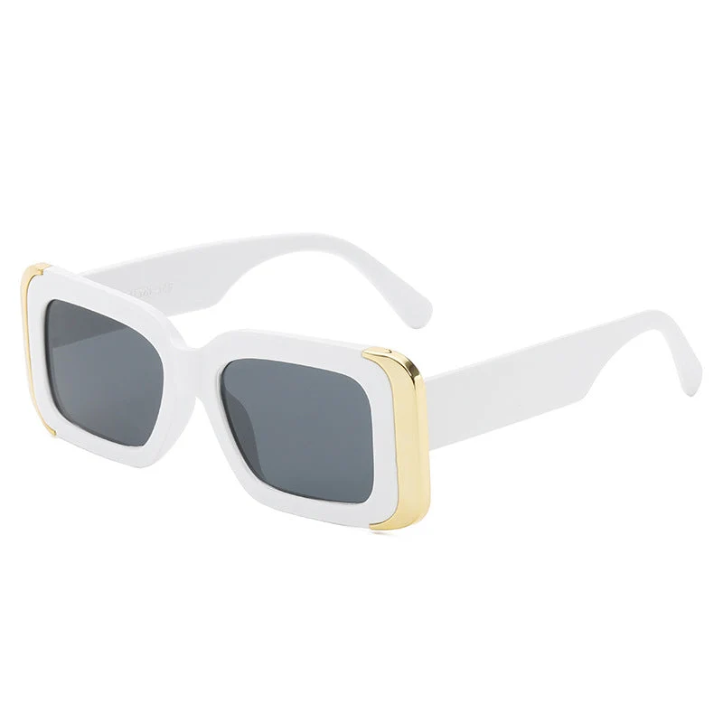 Dame Oversized-solbriller i moderne dyreprint-design Luvikno