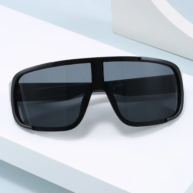 Damen moteriktig sportssolbrille med bred UV-beskyttelse Luvikno