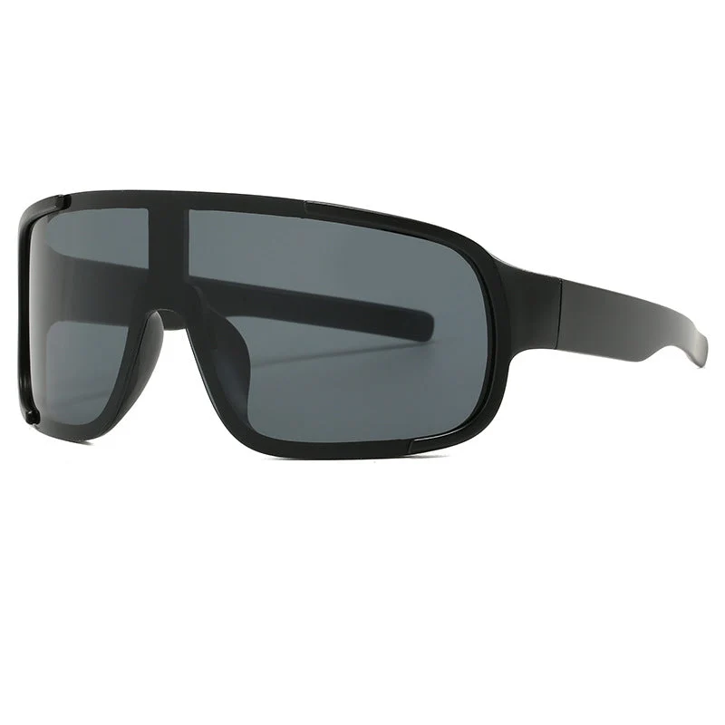 Damen moteriktig sportssolbrille med bred UV-beskyttelse Luvikno