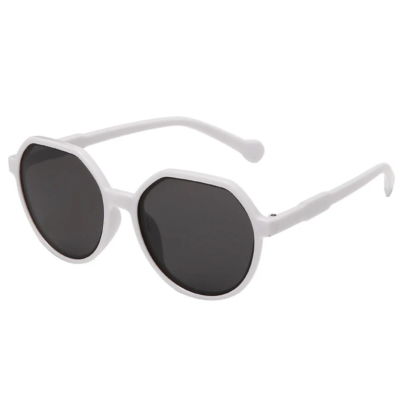 Dame moter solbrille med markant åttekant-design Luvikno