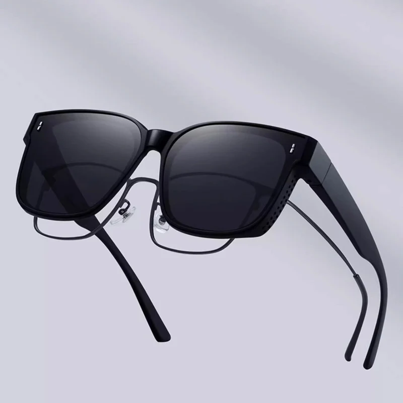 Dame moterisk solbrille i moderne rammedesign Luvikno