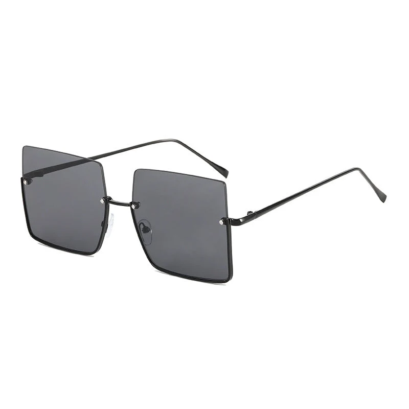 Damer Modisk solbrille i markant kvadratdesign Luvikno