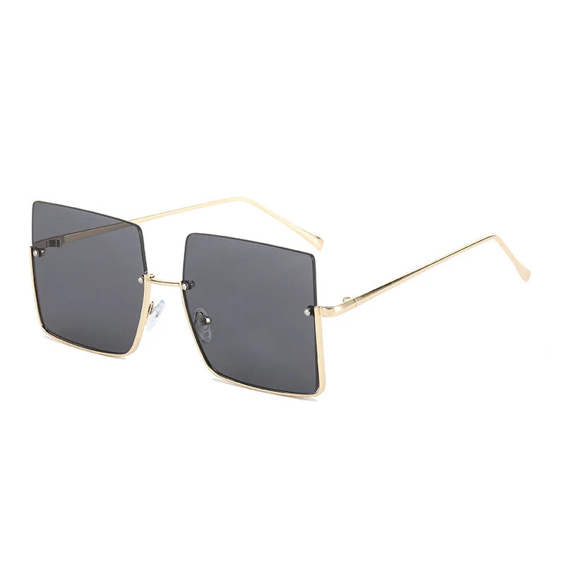 Damer Modisk solbrille i markant kvadratdesign Luvikno