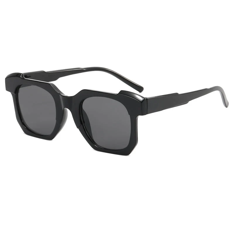 Dame moteriktig solbrille i innovativt heksagon-design Luvikno