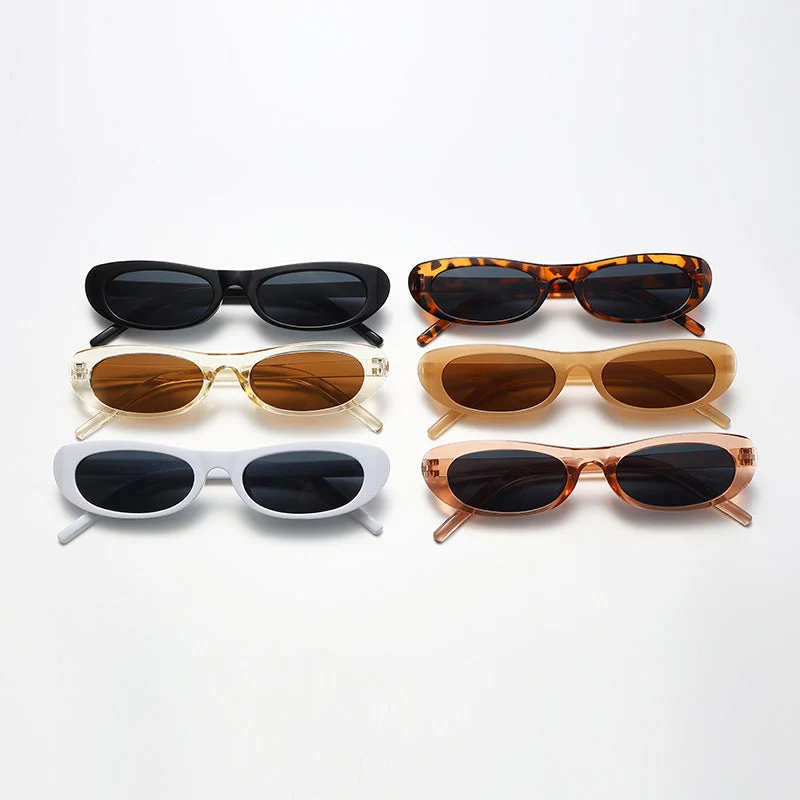 Dame moteriktig solbrille i elegant cat-eye stil Luvikno