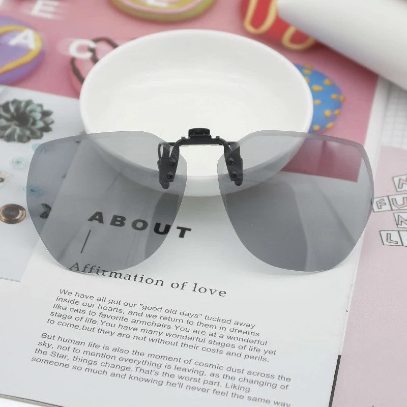 Dame moterik Oversized-solbrille med kvadratisk design Luvikno