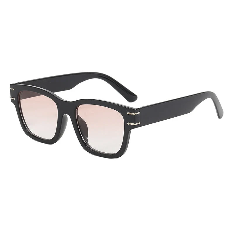 Dame moteriktig oversized solbrille med holdbar plastinnfatning Luvikno