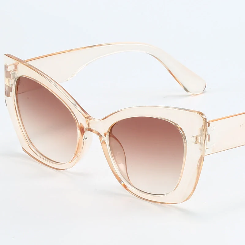 Dame Modische Cat-Eye Solbrille med elegant design Luvikno