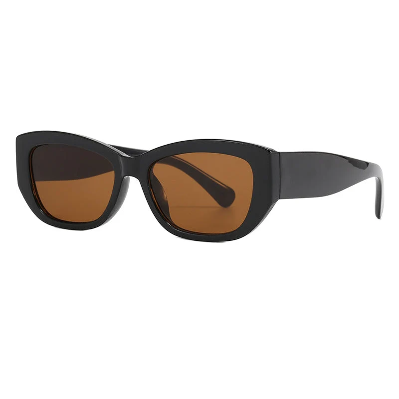 Dame moderne Cat-Eye solbriller laget av robust plast Luvikno