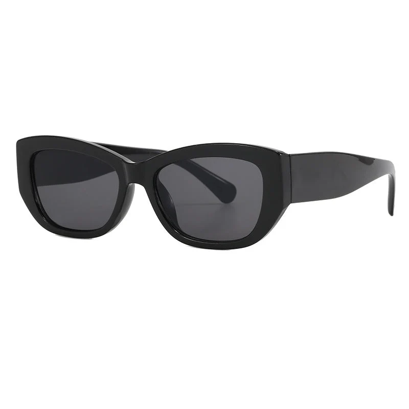 Dame moderne Cat-Eye solbriller laget av robust plast Luvikno