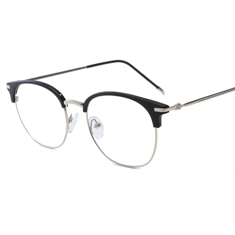 Damer moteriktig cat-eye brille med filigran metallramme Luvikno