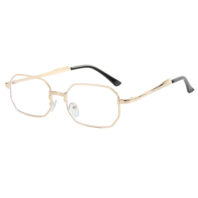 Dame fashionable bifokalbrille med edel metallramme Luvikno