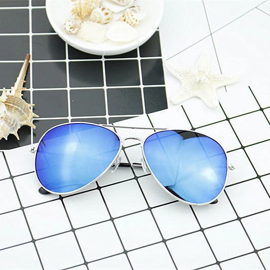 Damer moderne pilot-solbrille med fargegradient linse-design Luvikno