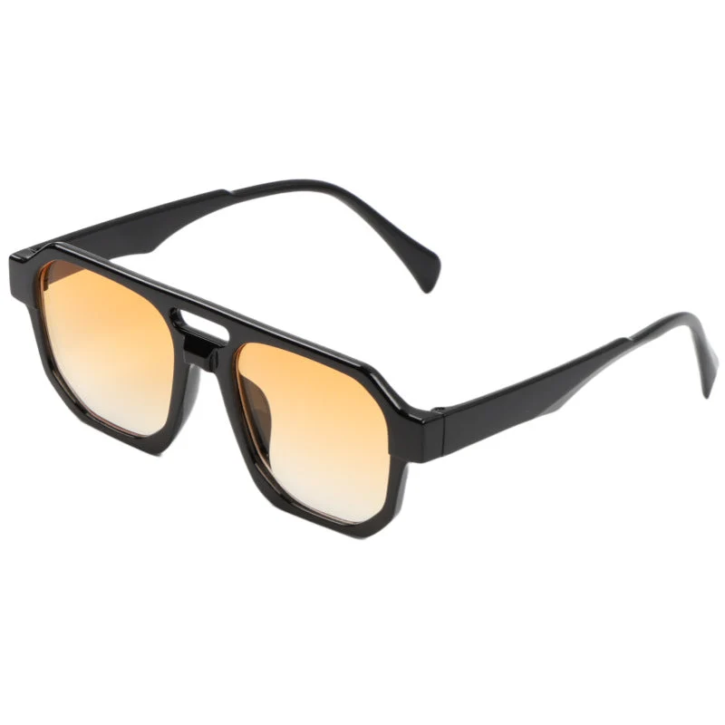 Dame moderne oversized solbriller med firkantet design Luvikno