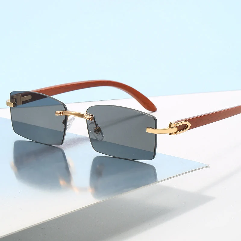 Dame høy kvalitets solbrille med elegant tresystem Luvikno