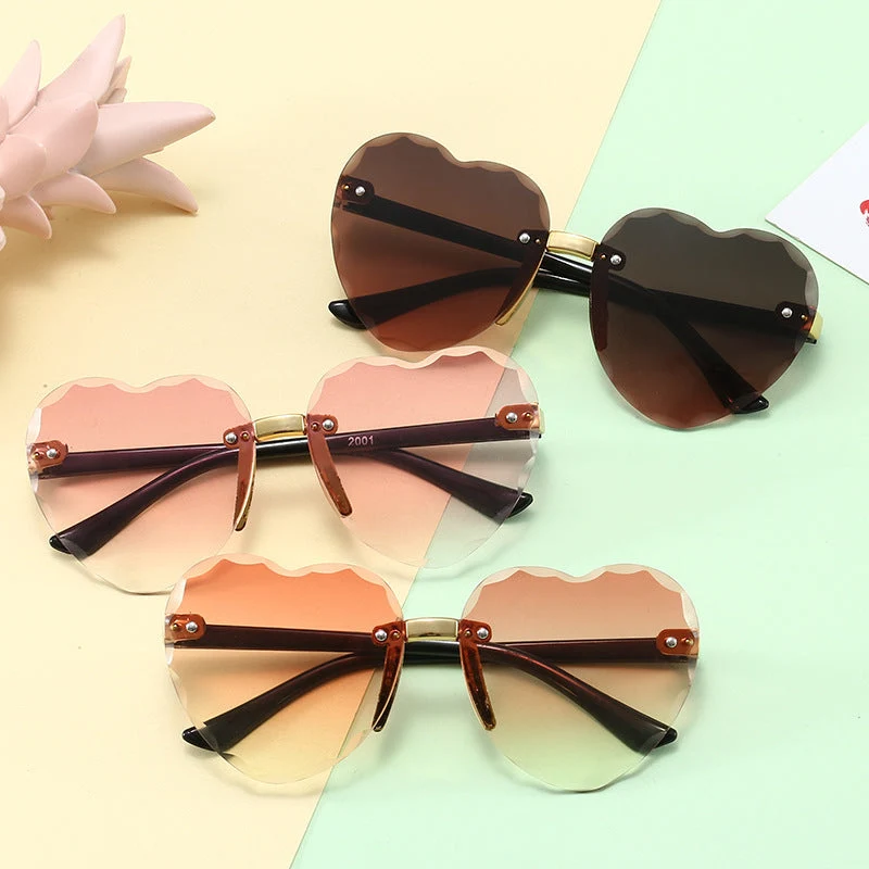 Dame Hjerteformet Solbrille Luvikno