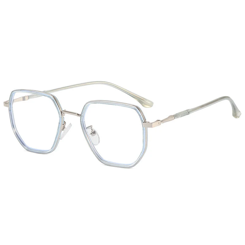Dame geometrisk solbrille med elegant glassdesign Luvikno