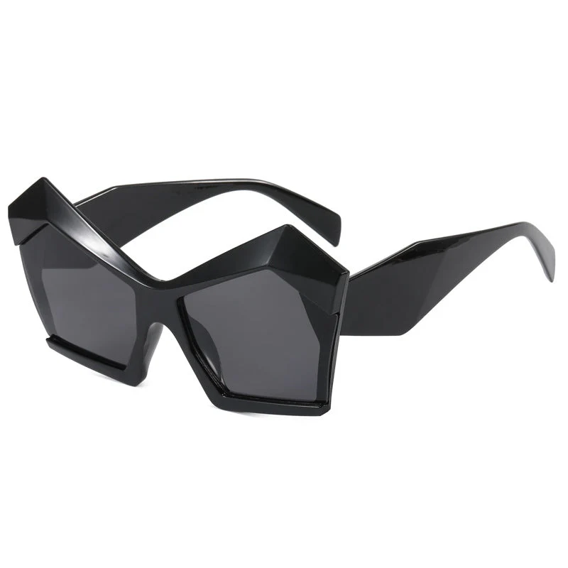 Dame geometrisk designerbrille Luvikno