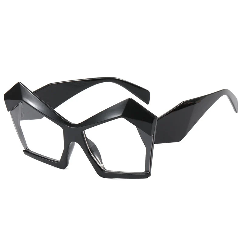 Dame geometrisk designerbrille Luvikno