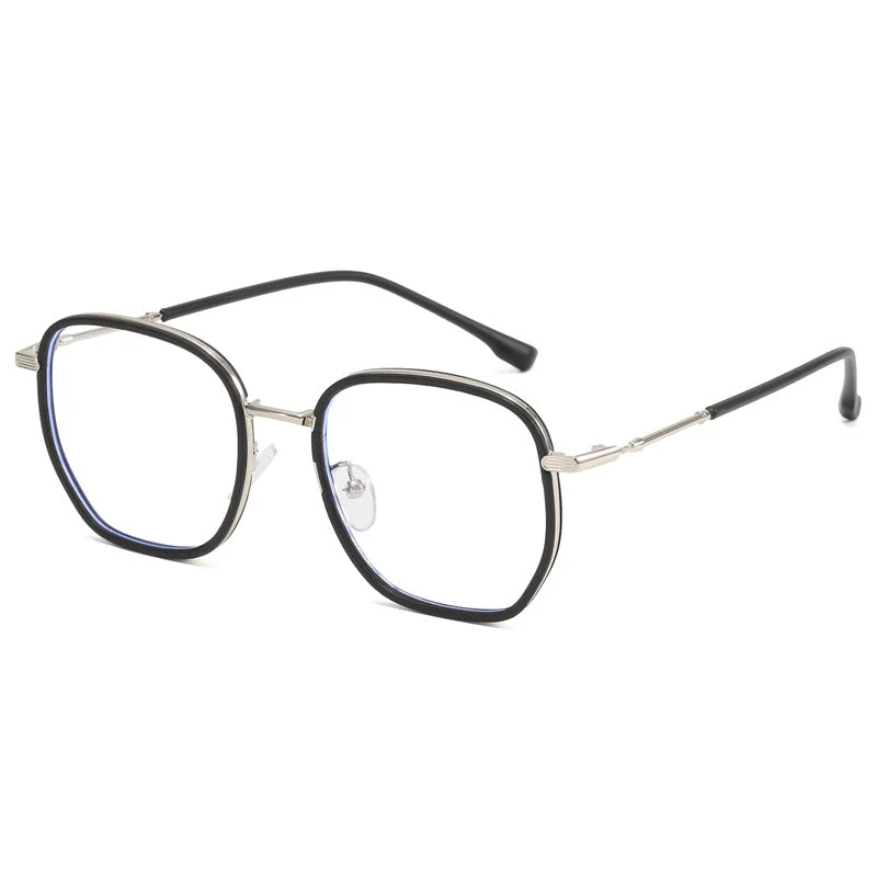 Dame geometrisk oversized solbrille Luvikno