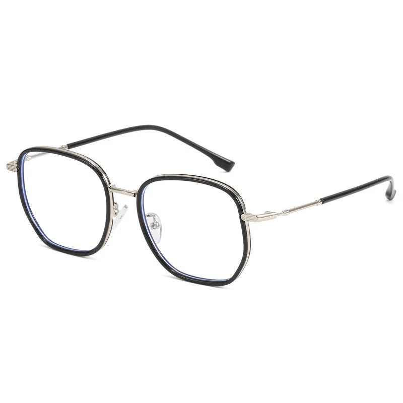 Dame geometrisk oversized solbrille Luvikno