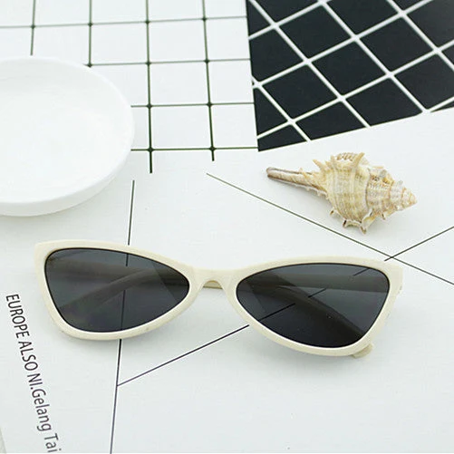 Damer geometrisk designer solbrille i moderne stil Luvikno