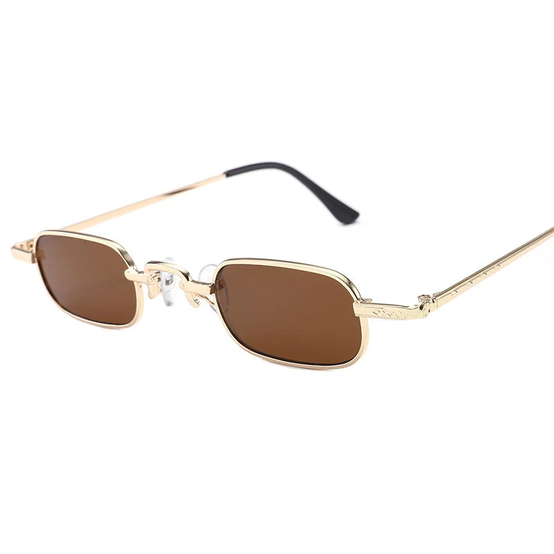 Damer Elegant solbrille med filigranramme og UV-beskyttelse Luvikno