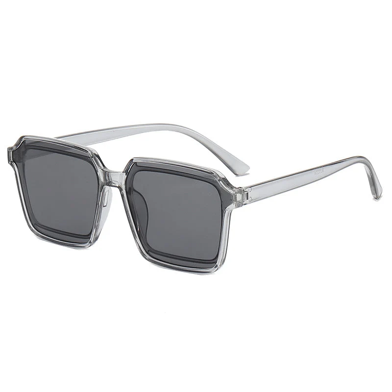 Dame elegant firkantet solbrille med robust ramme Luvikno