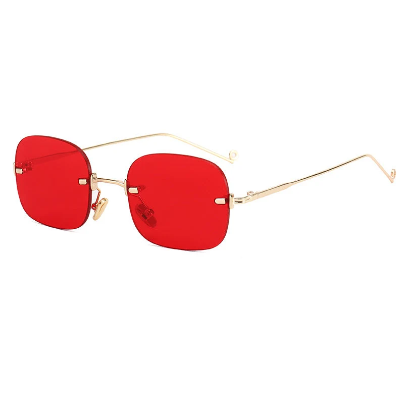Dame elegant geometrisk brille Luvikno