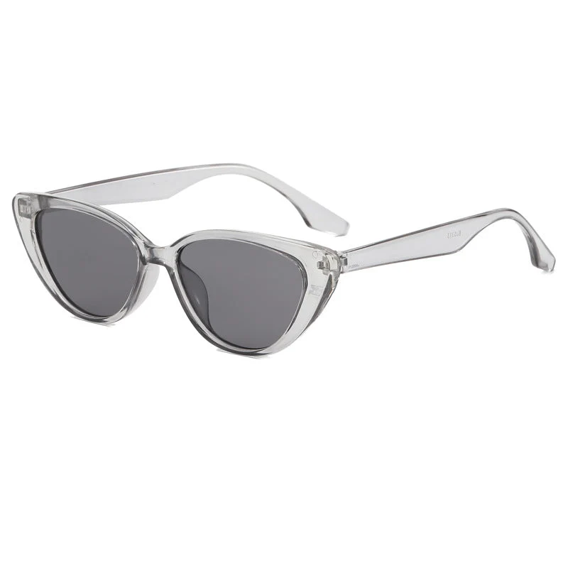Dame Kattøye Solbrille med moderne ramme Luvikno