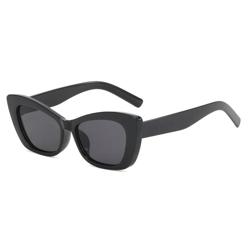 Damer Cat-Eye solbriller med stilige elementer Luvikno
