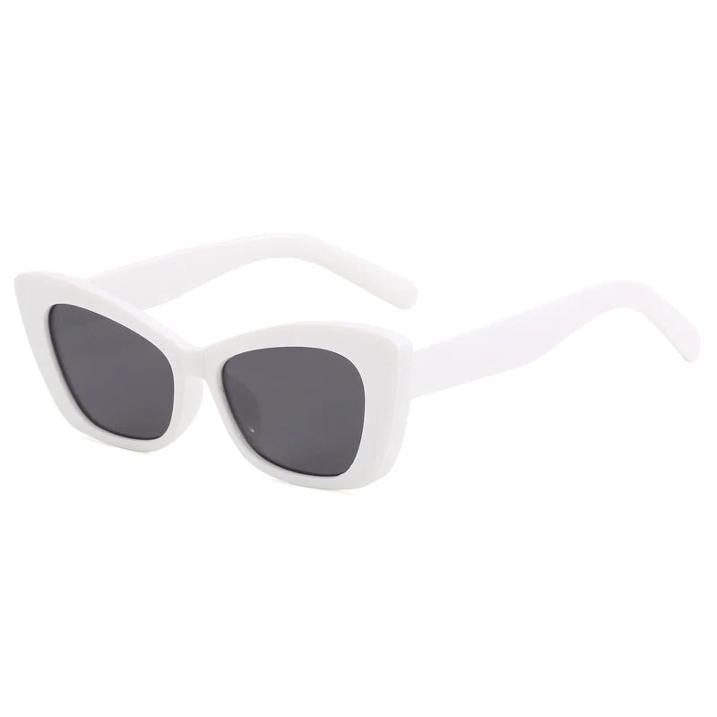 Damer Cat-Eye solbriller med stilige elementer Luvikno