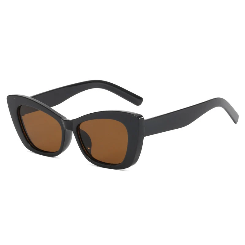 Damer Cat-Eye solbriller med stilige elementer Luvikno