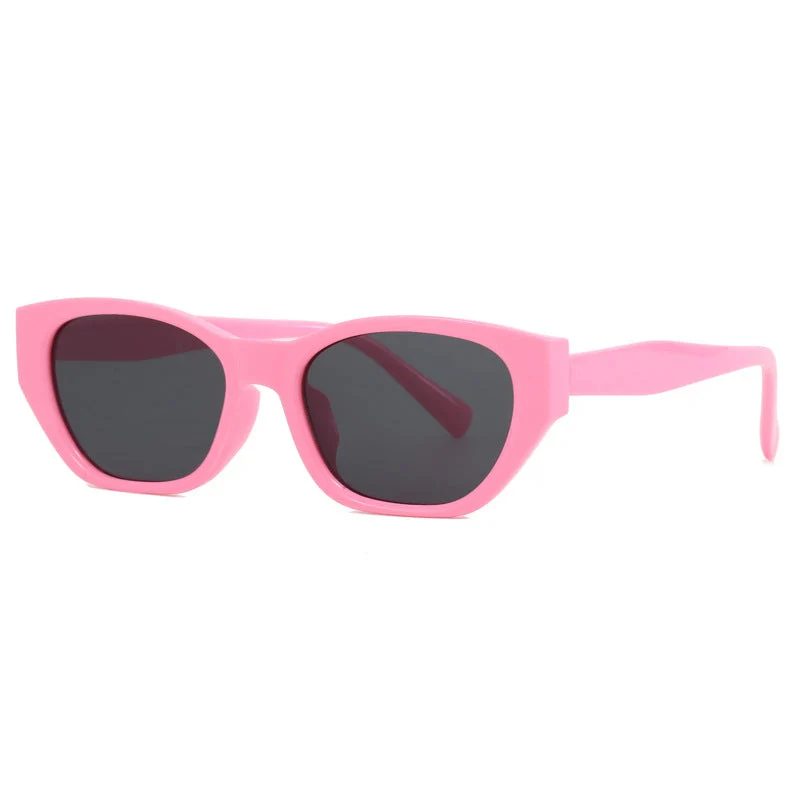 Dame Cat-Eye solbriller med stilfull ramme og UV-beskyttelse Luvikno