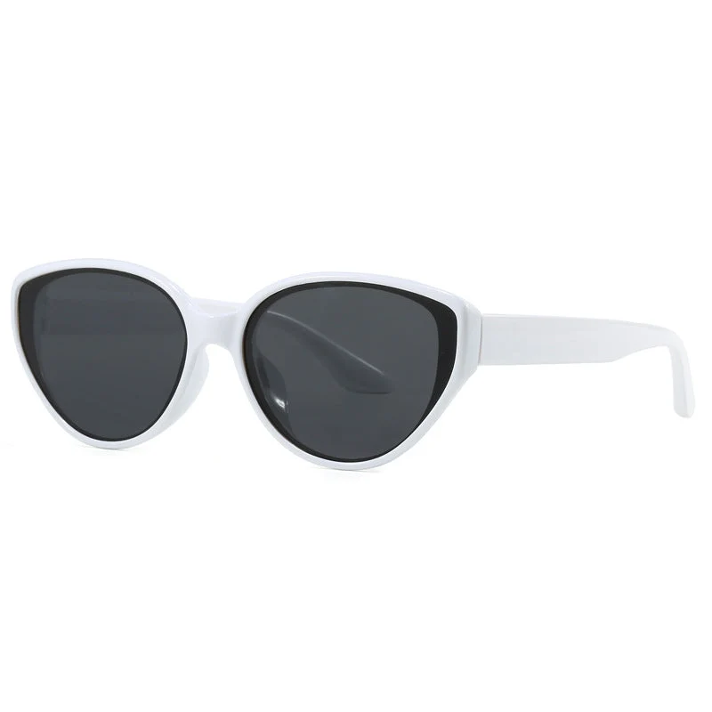 Dame Cat-Eye solbriller med moderne design Luvikno