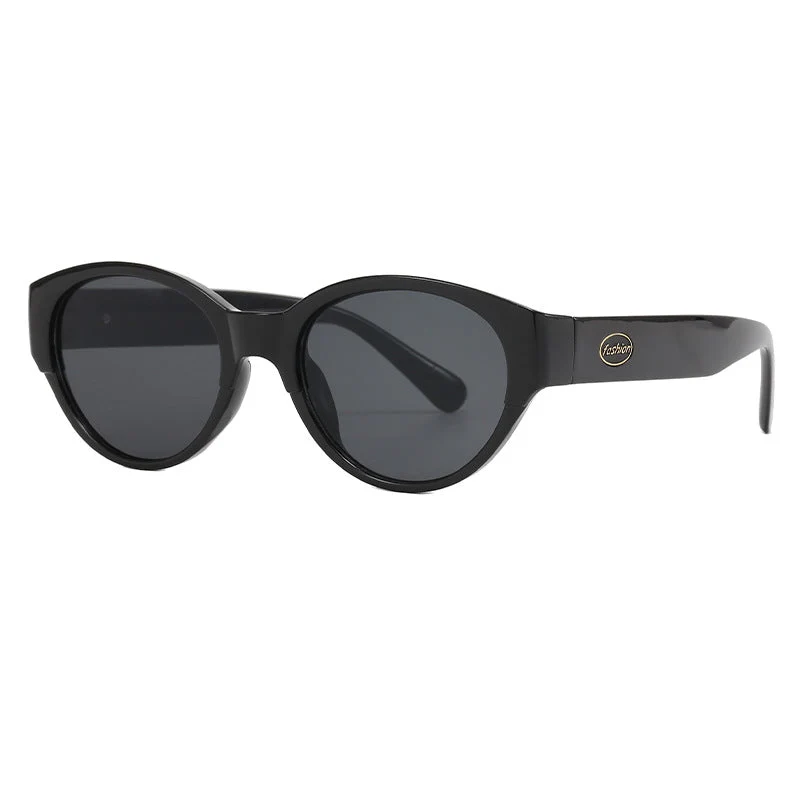 Dame Cat-Eye solbriller med eksotisk design og robust ramme Luvikno