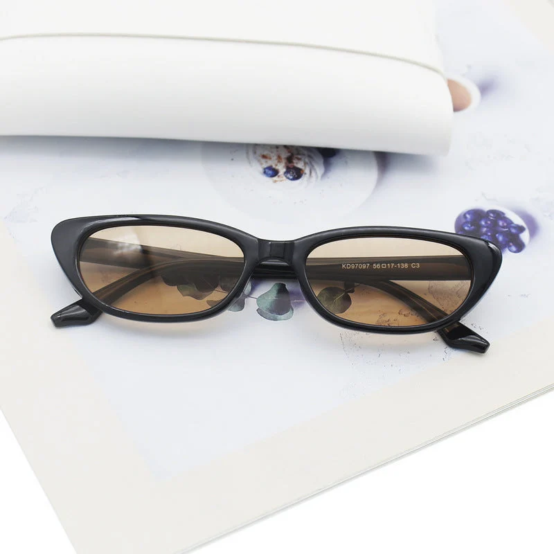 Dame Cat-Eye solbriller med eksklusiv design Luvikno