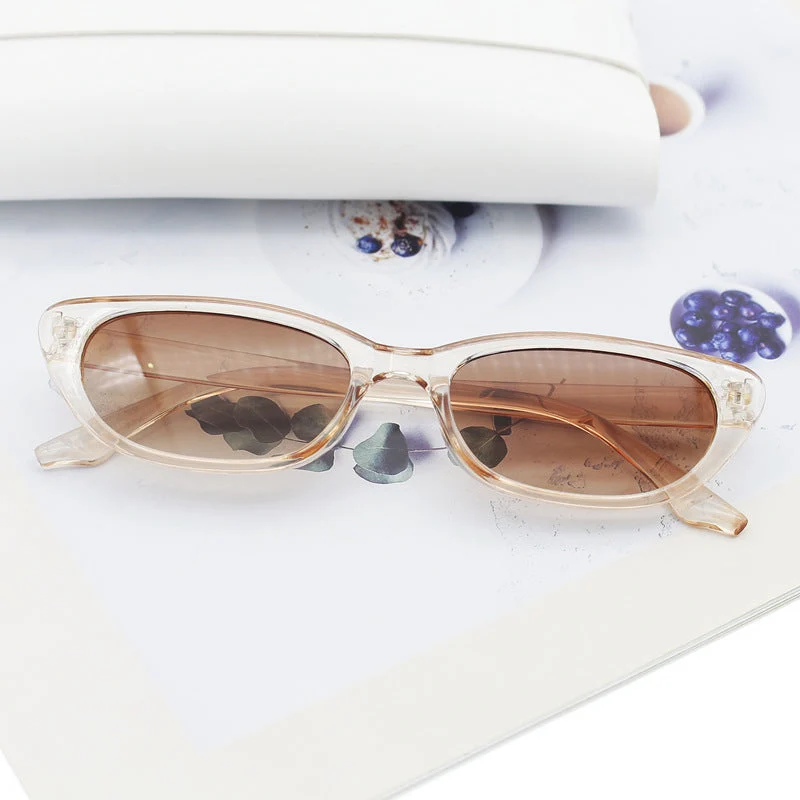 Dame Cat-Eye solbriller med eksklusiv design Luvikno