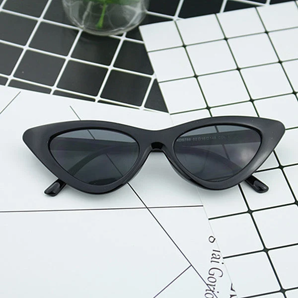 Dame Cat-Eye solbrille med elegant design og UV-beskyttelse Luvikno