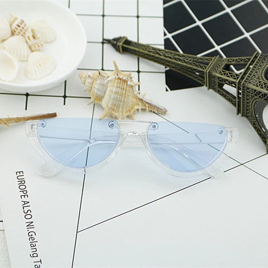 Dame Cat-Eye Briller med markant ramme og speilbelagte glass Luvikno