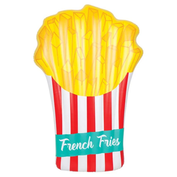 Unisex Oppustbar Lounge i Pommes Frites Design Luvikno