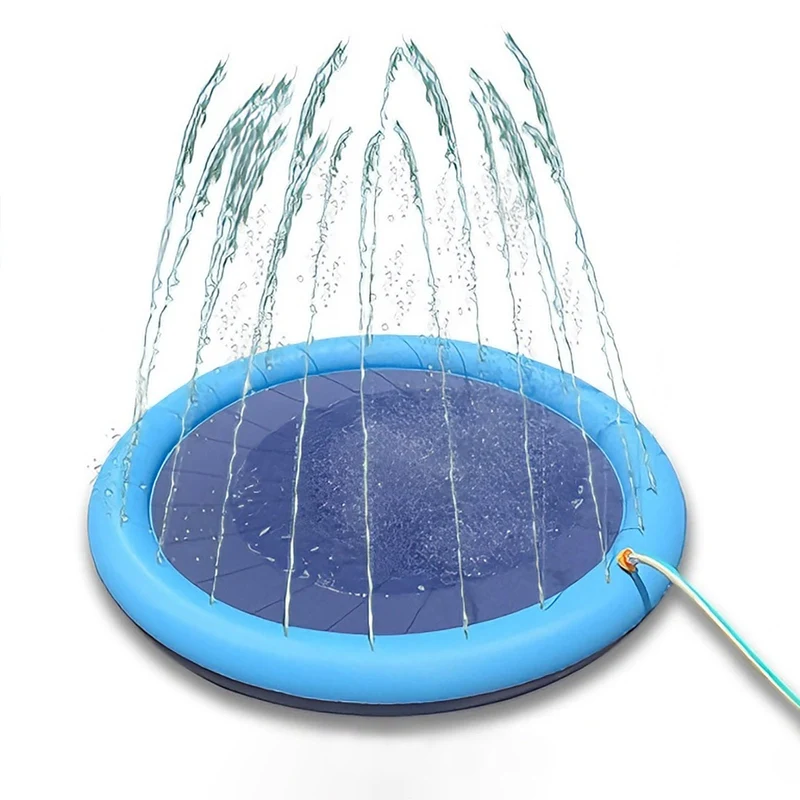 Hund Splash Pool med integrert sprinkleranlegg Luvikno