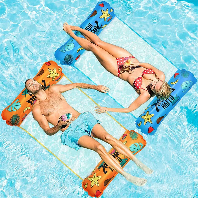 Dame inflatable lounger i aubergineform Luvikno