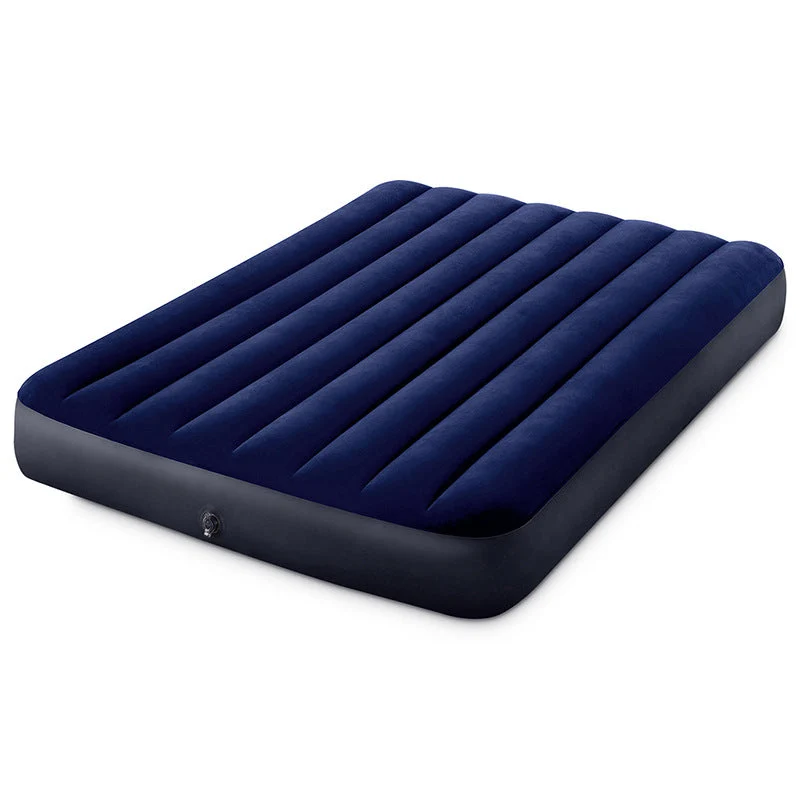 Dame Inflatable Comfort Mattress med Ergonomisk Hode Støtte Luvikno