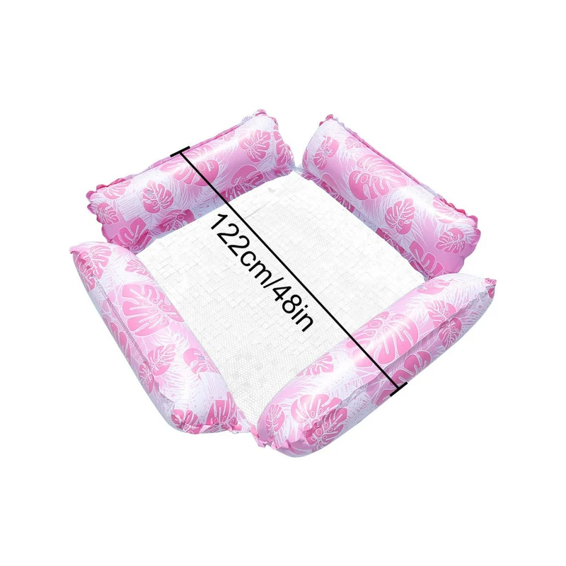 Kvinne Inflatable Comfort Lounger med Integrert Nett Luvikno