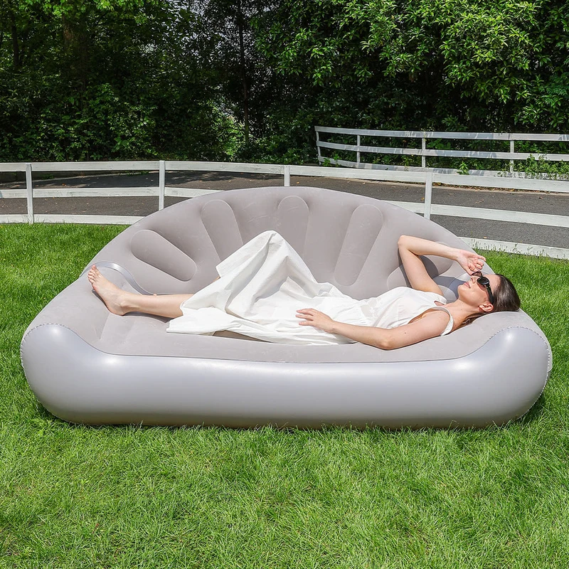 Kvinnes oppblåsbar sofa med ergonomisk form Luvikno